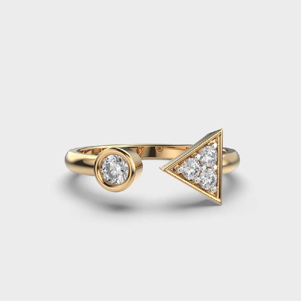 Opulent Oasis 10K Diamond Ring