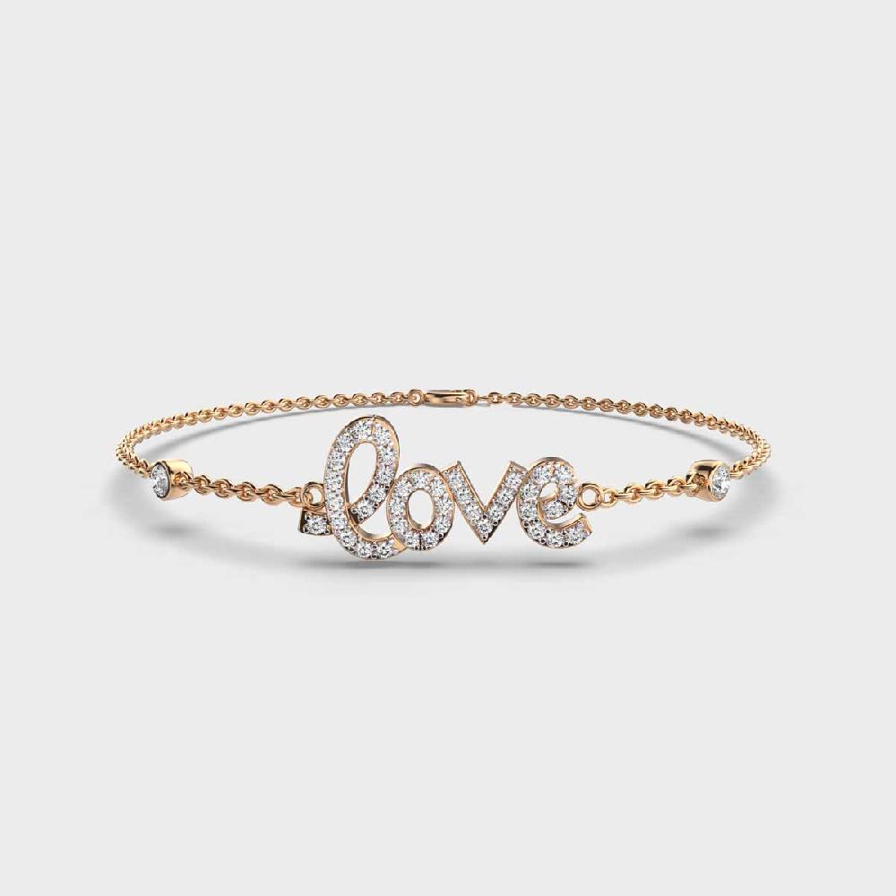 Serene Sparkle 10K Women's Diamond Bangle