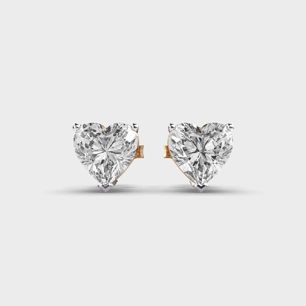 Sparkling Harmony 10K Diamond Studs for Women