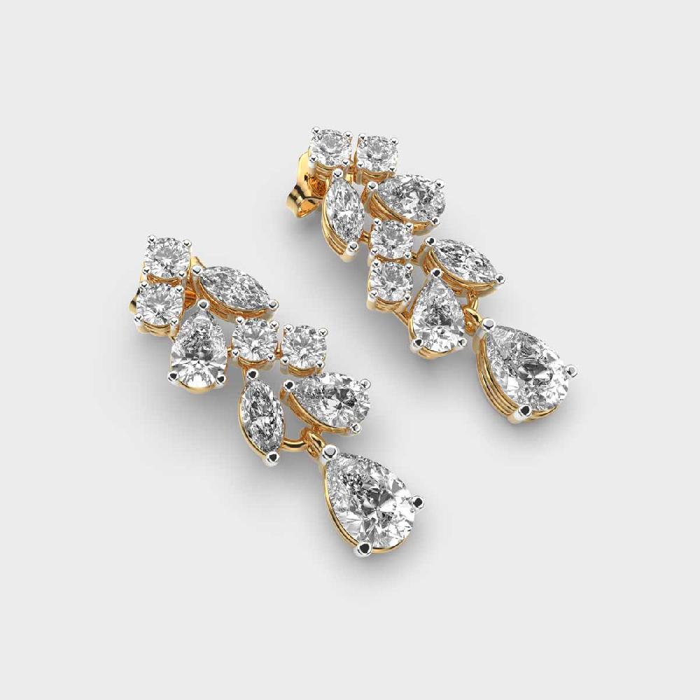 Pure Opulence 10K Rose Gold Diamond Ear Cuffs