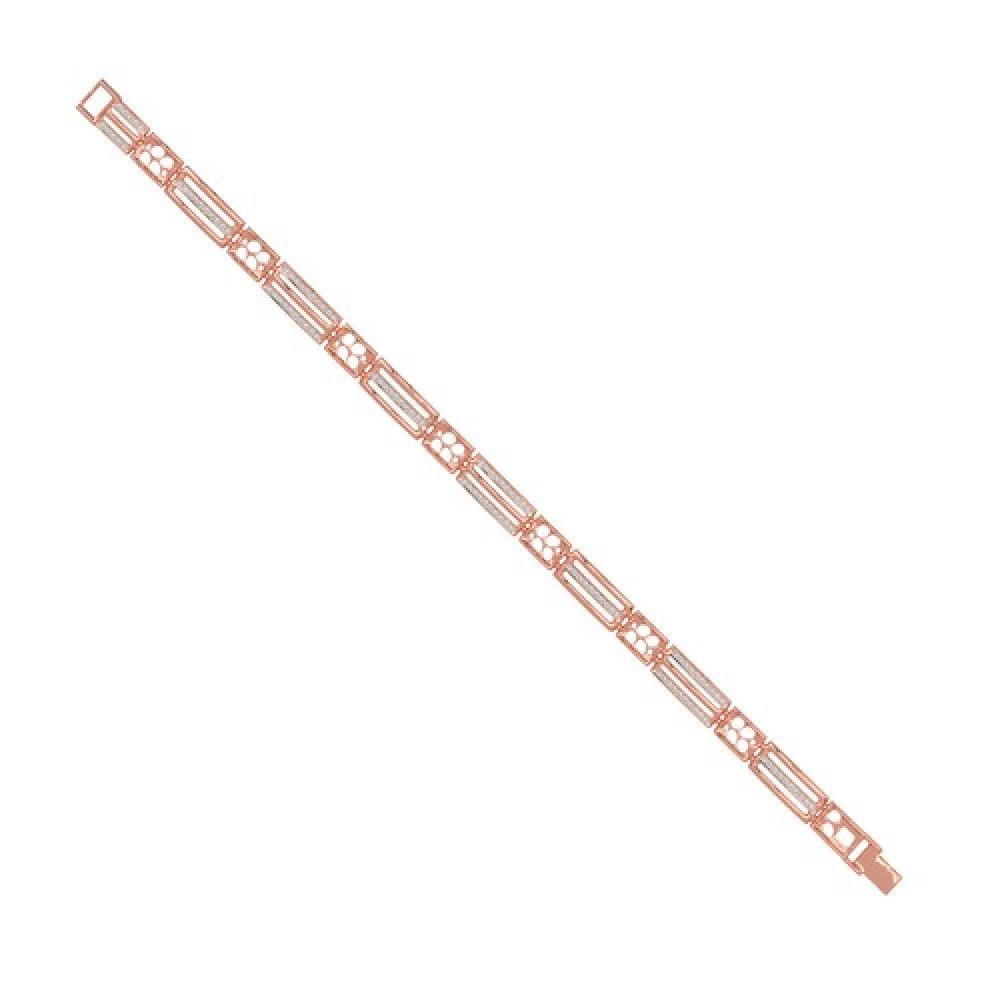 Geometric Diamond Rose Gold Bracelet