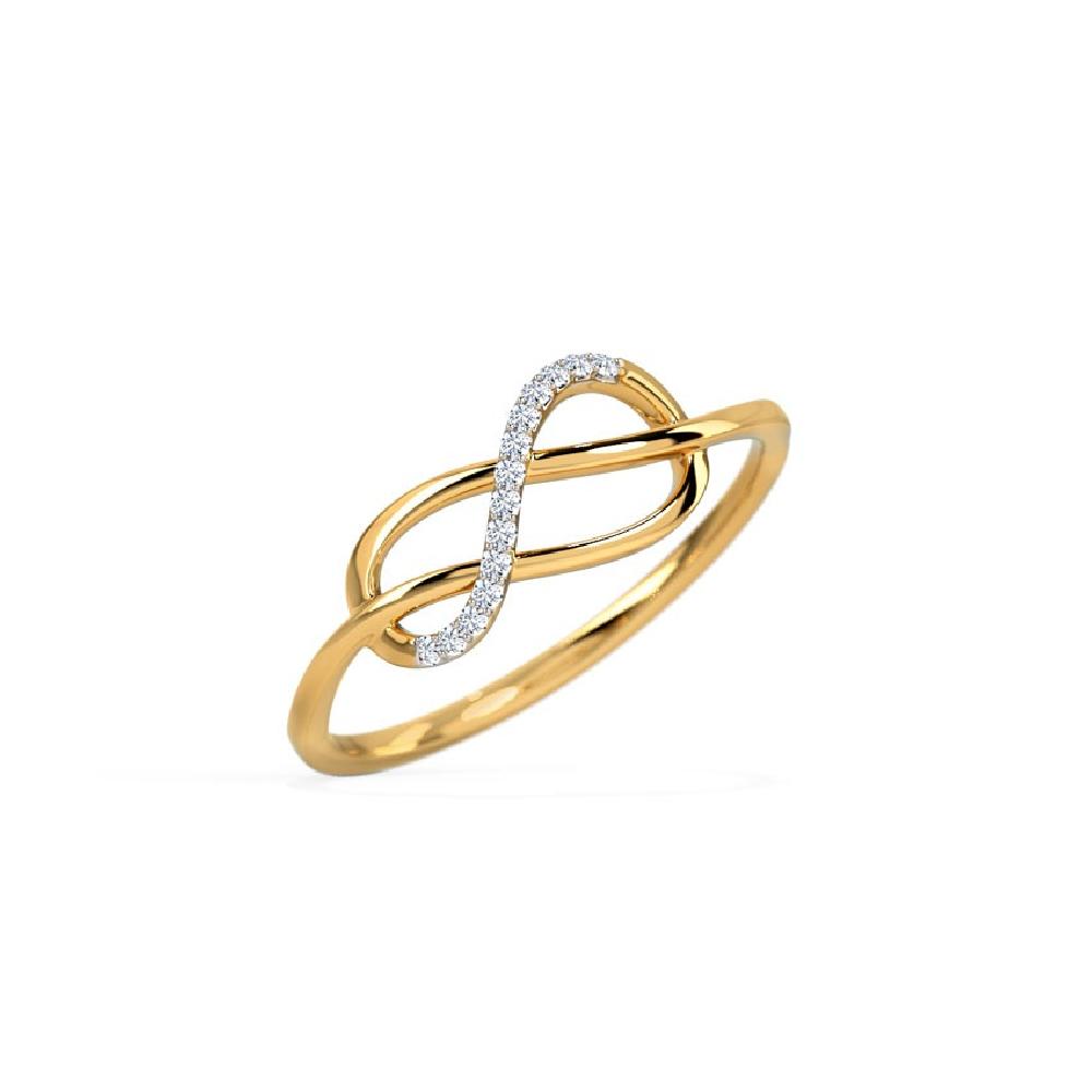 Alley Twine Infinity Diamond Ring