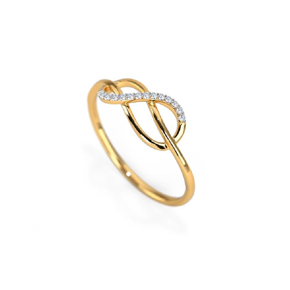 Alley Twine Infinity Diamond Ring