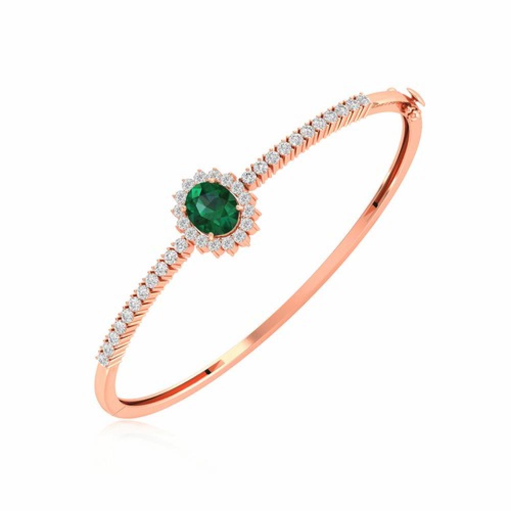 Grand Emerald Diamond Bracelet