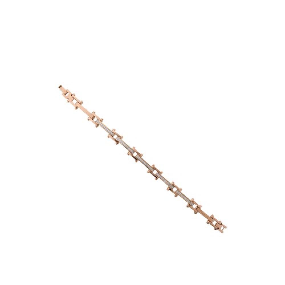 Pink Gold Diamond Bracelet