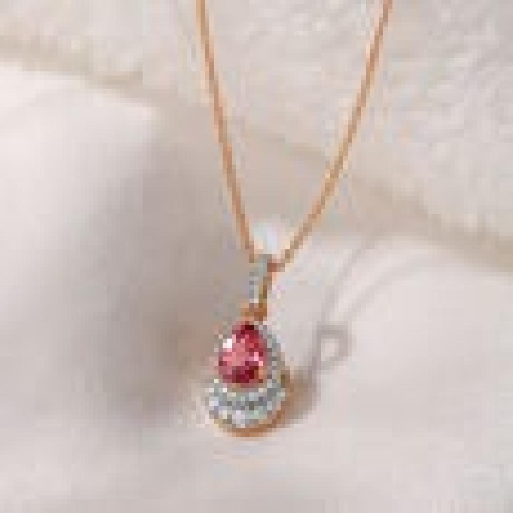 Warm Glow Diamond Pendant