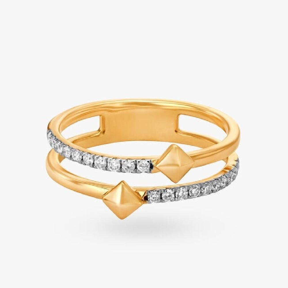 Classy Tiered Diamond Ring