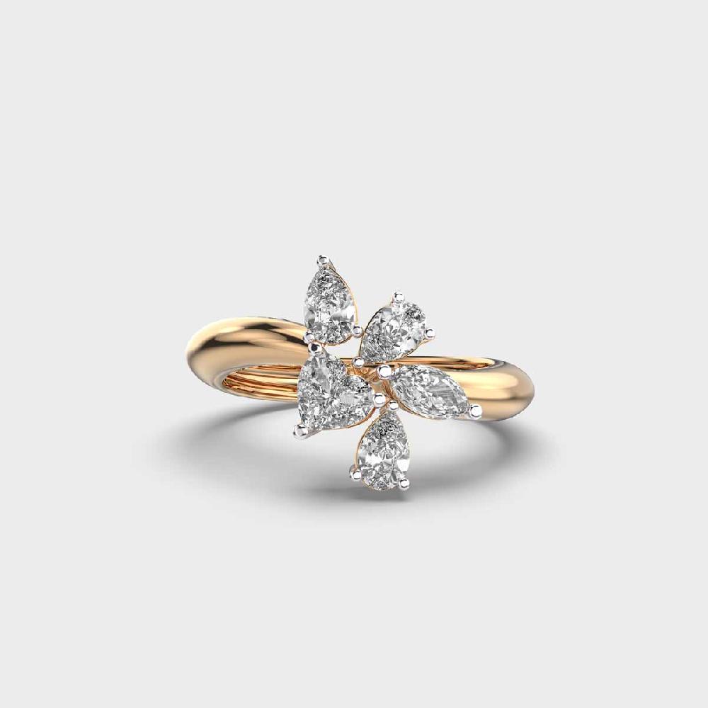 Celestial Charm 10K Diamond Ring