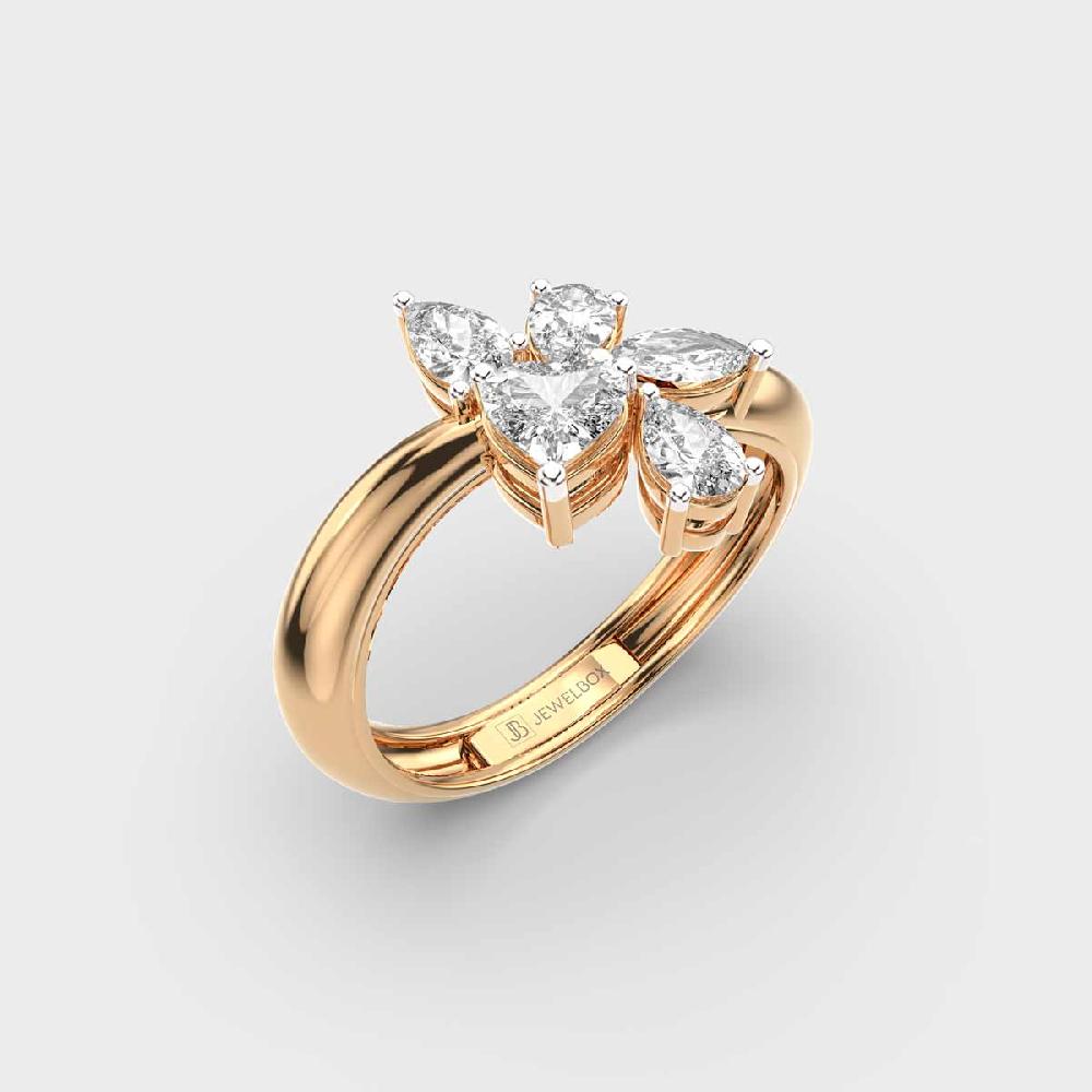 Celestial Charm 10K Diamond Ring