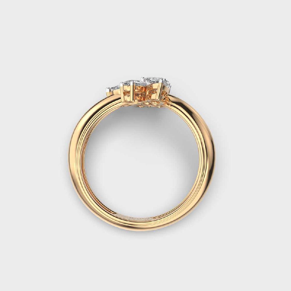 Celestial Charm 10K Diamond Ring