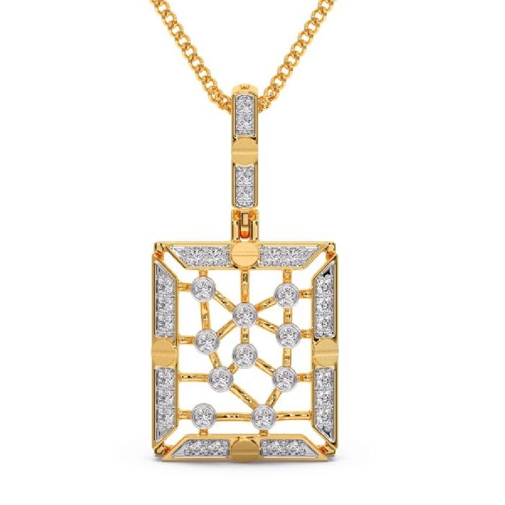 Vivaan Men?s Diamond Pendant