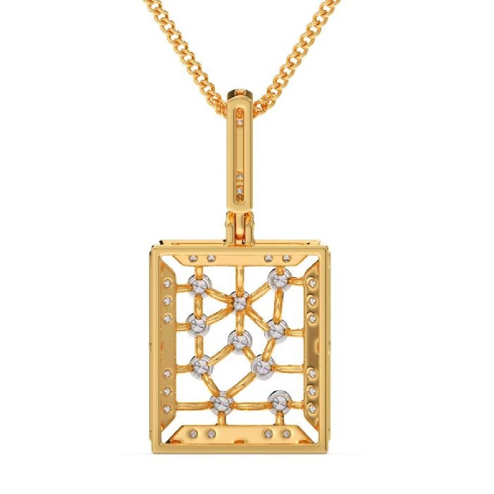 Vivaan Mens Diamond Pendant