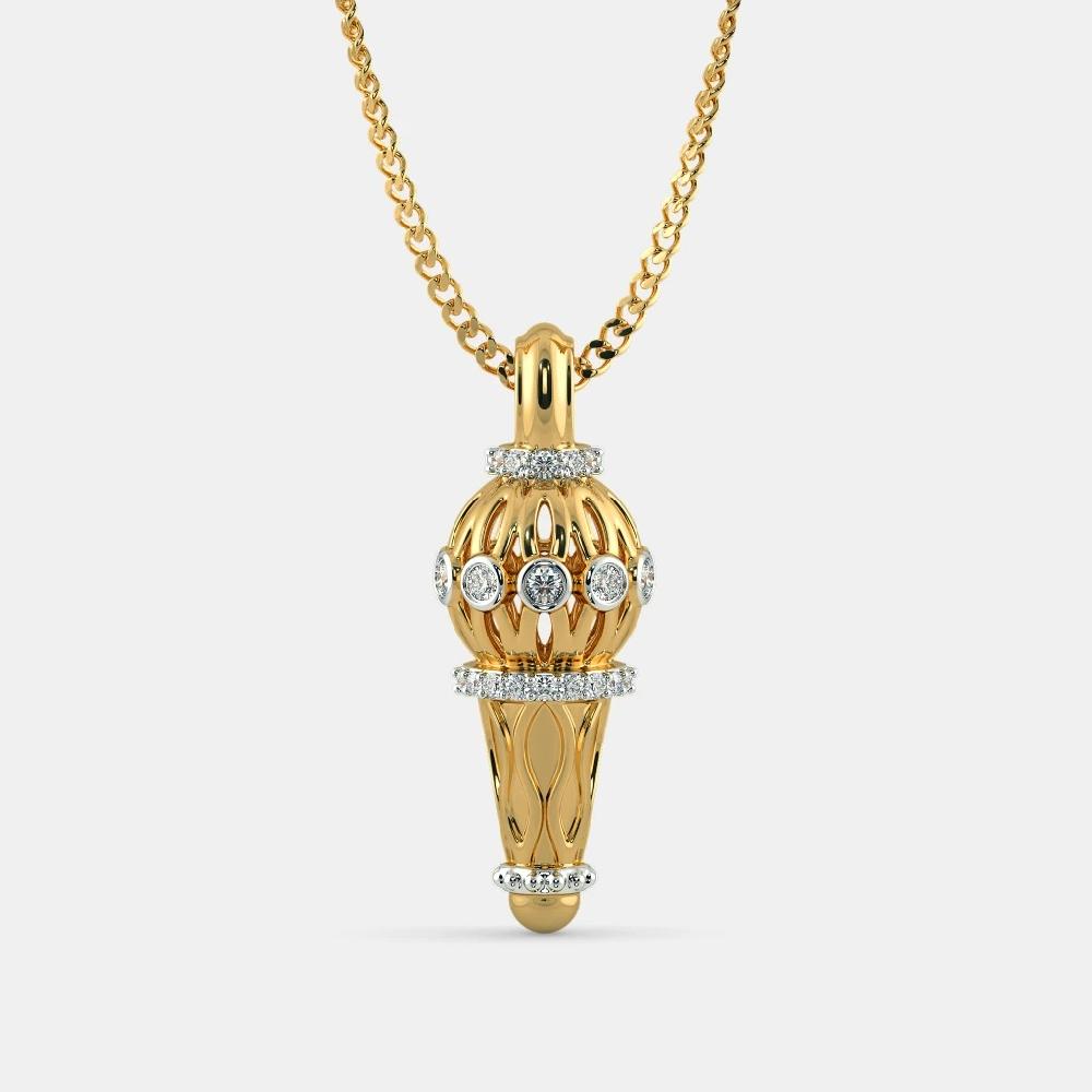 The Hanuman Mace Pendant