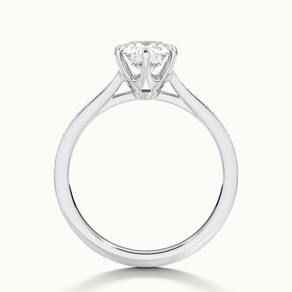 Beaumount Pave Prong Round CVD Diamond Ring