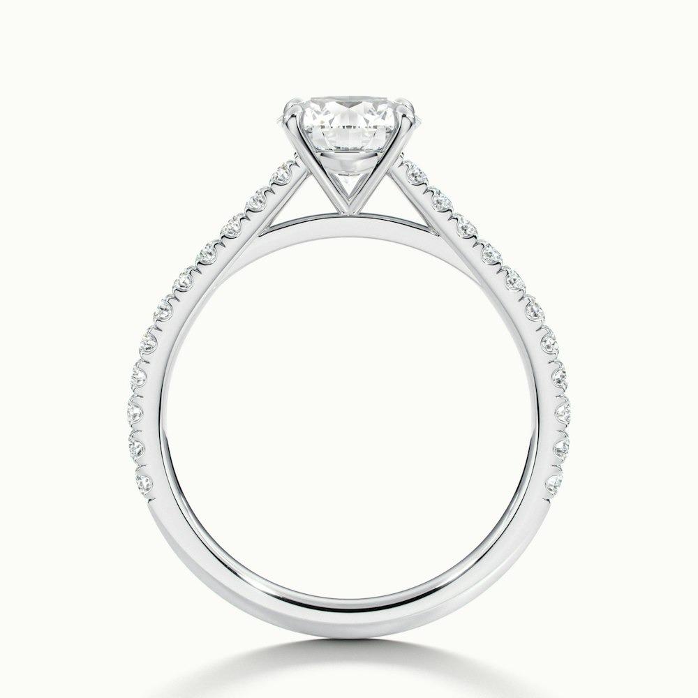 Crawford Scallop Prong Round CVD Diamond Ring