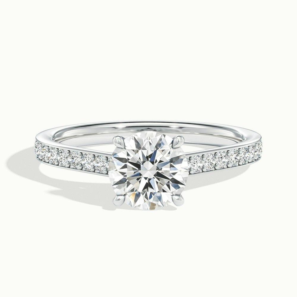 Crawford Pave Prong Round CVD Diamond Ring