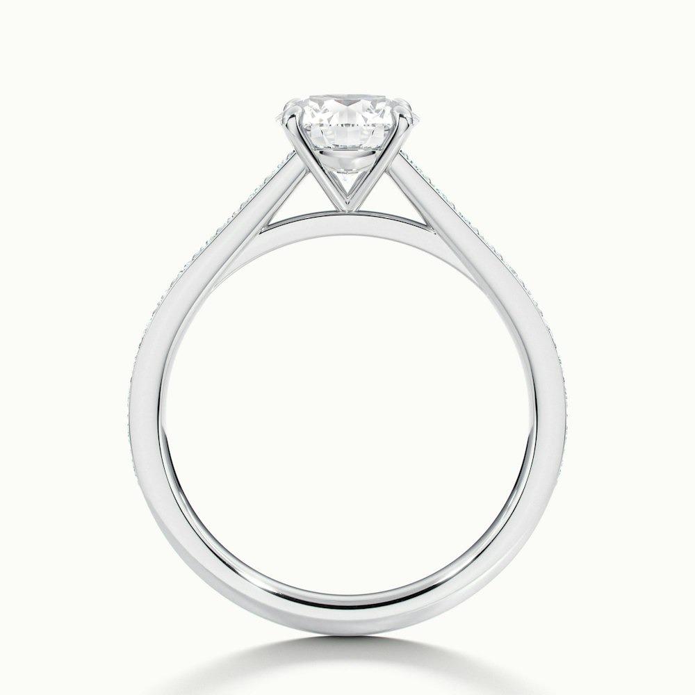 Crawford Pave Prong Round CVD Diamond Ring