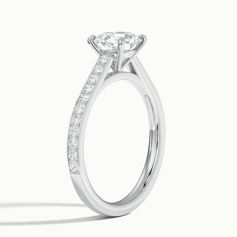 Crawford Pave Prong Round CVD Diamond Ring