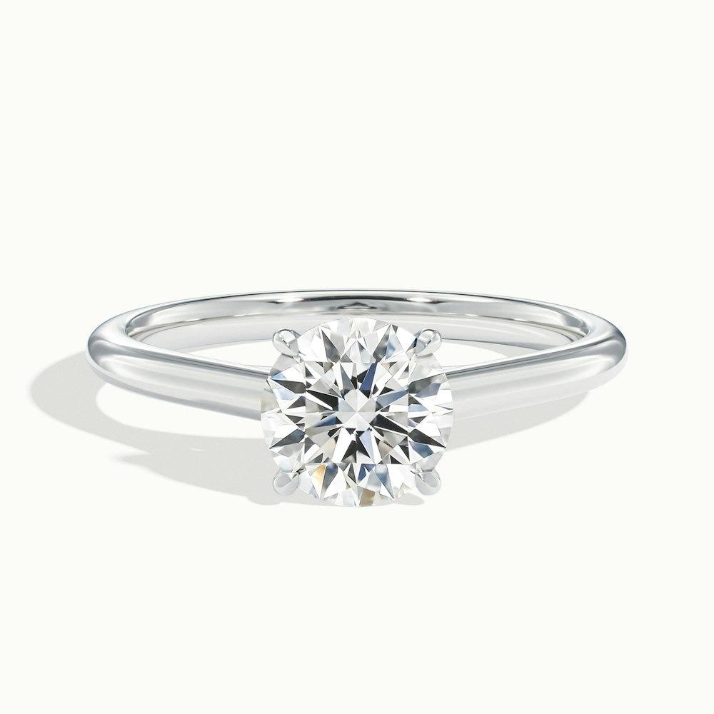 Crawford Plain Prong Round CVD Diamond Ring