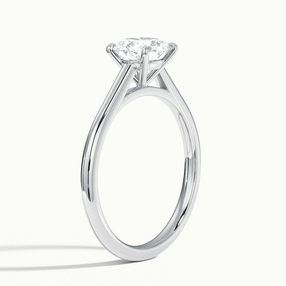 Crawford Plain Prong Round CVD Diamond Ring