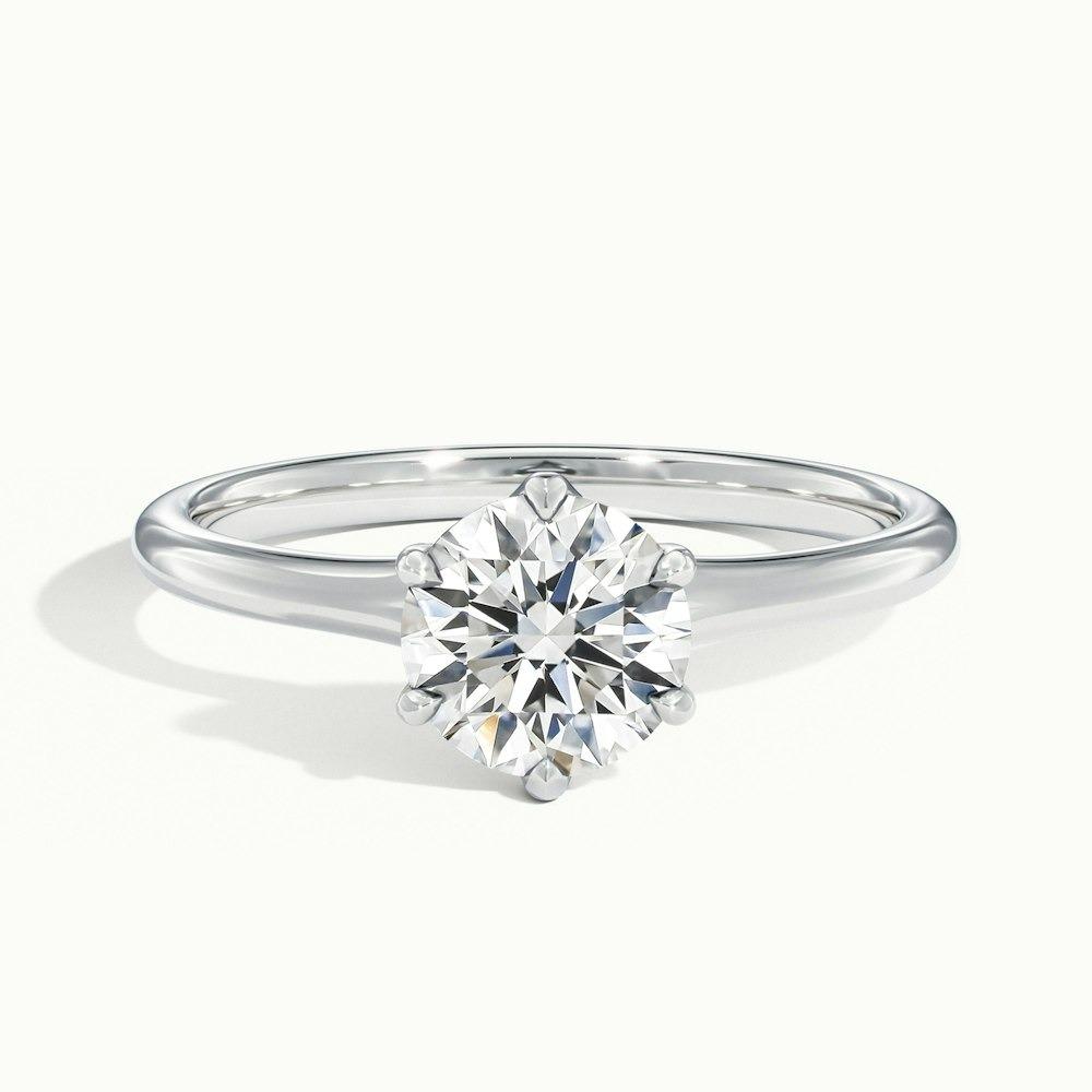 Astor Plain Prong Round CVD Diamond