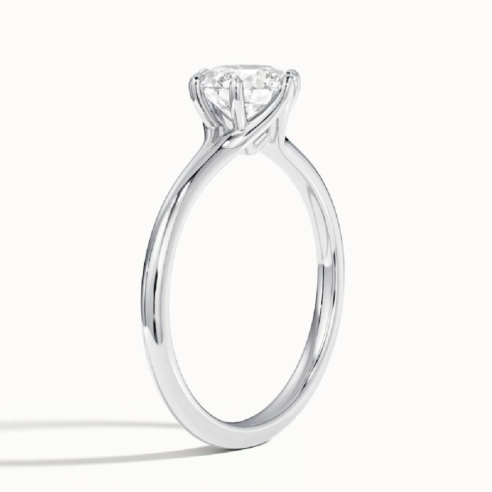 Astor Plain Prong Round CVD Diamond