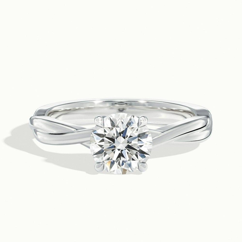 Blondell Plain Prong Round CVD Diamond