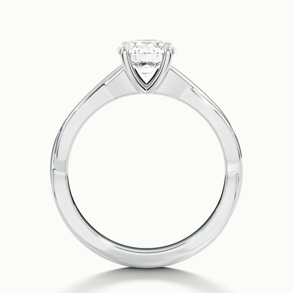 Blondell Plain Prong Round CVD Diamond