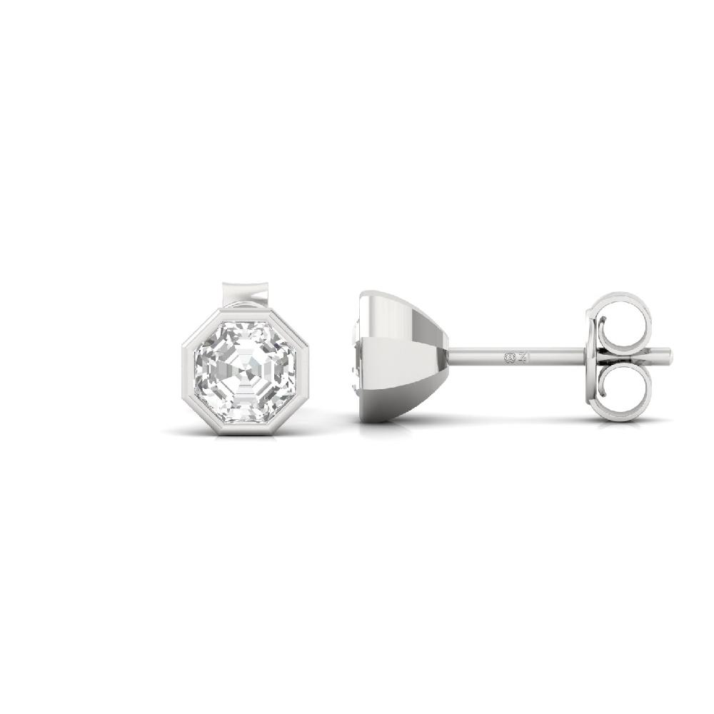 Octagon Brilliance 0.505ct CVD Diamond Blaze Earrings