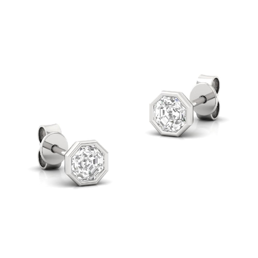 Octagon Brilliance 0.505ct CVD Diamond Blaze Earrings