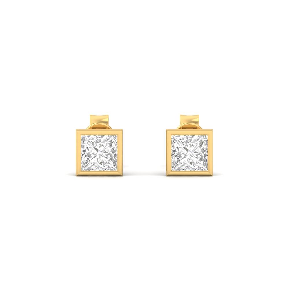 Timeless Princess 0.40ct CVD Diamond Blaze Solitaire Earrings