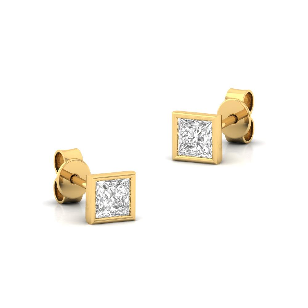 Timeless Princess 0.40ct CVD Diamond Blaze Solitaire Earrings