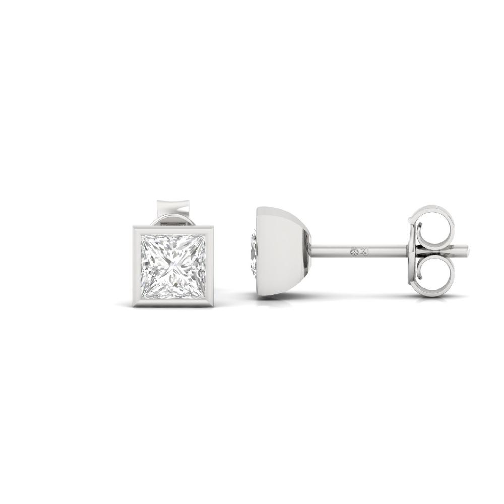 Timeless Princess 0.40ct CVD Diamond Blaze Solitaire Earrings