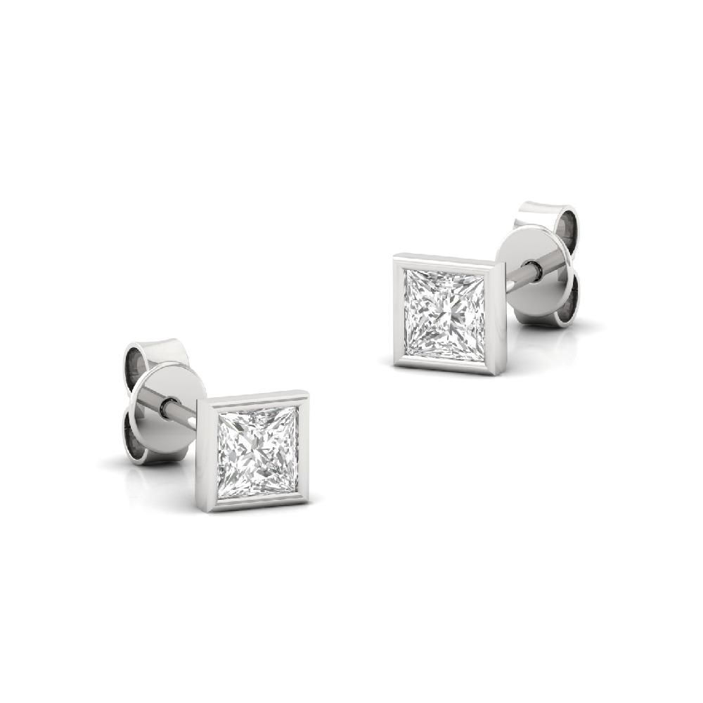 Timeless Princess 0.40ct CVD Diamond Blaze Solitaire Earrings