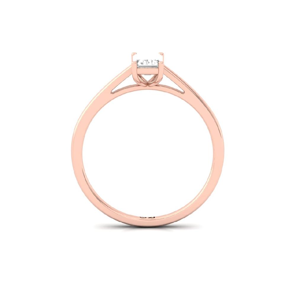 Timeless Emerald-Cut Solitaire Diamond Ring