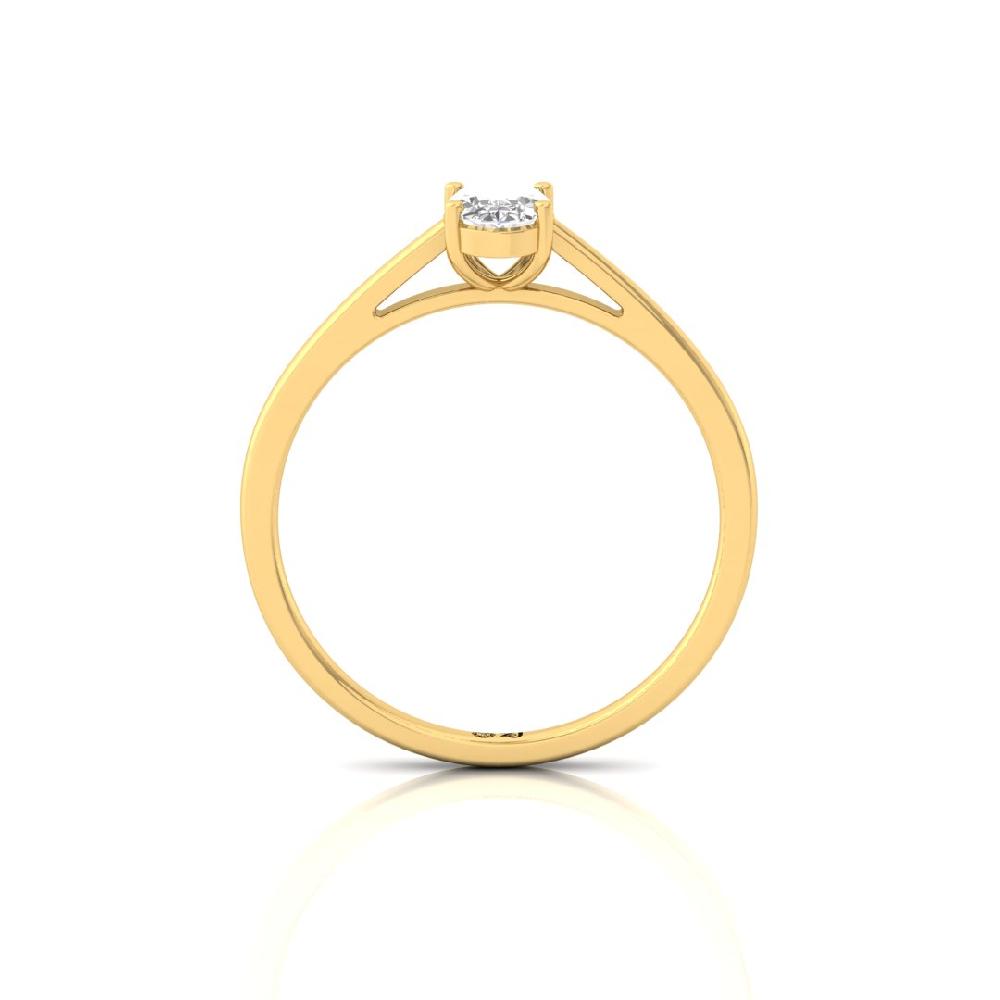 Classic Oval-Cut CVD Diamond ring