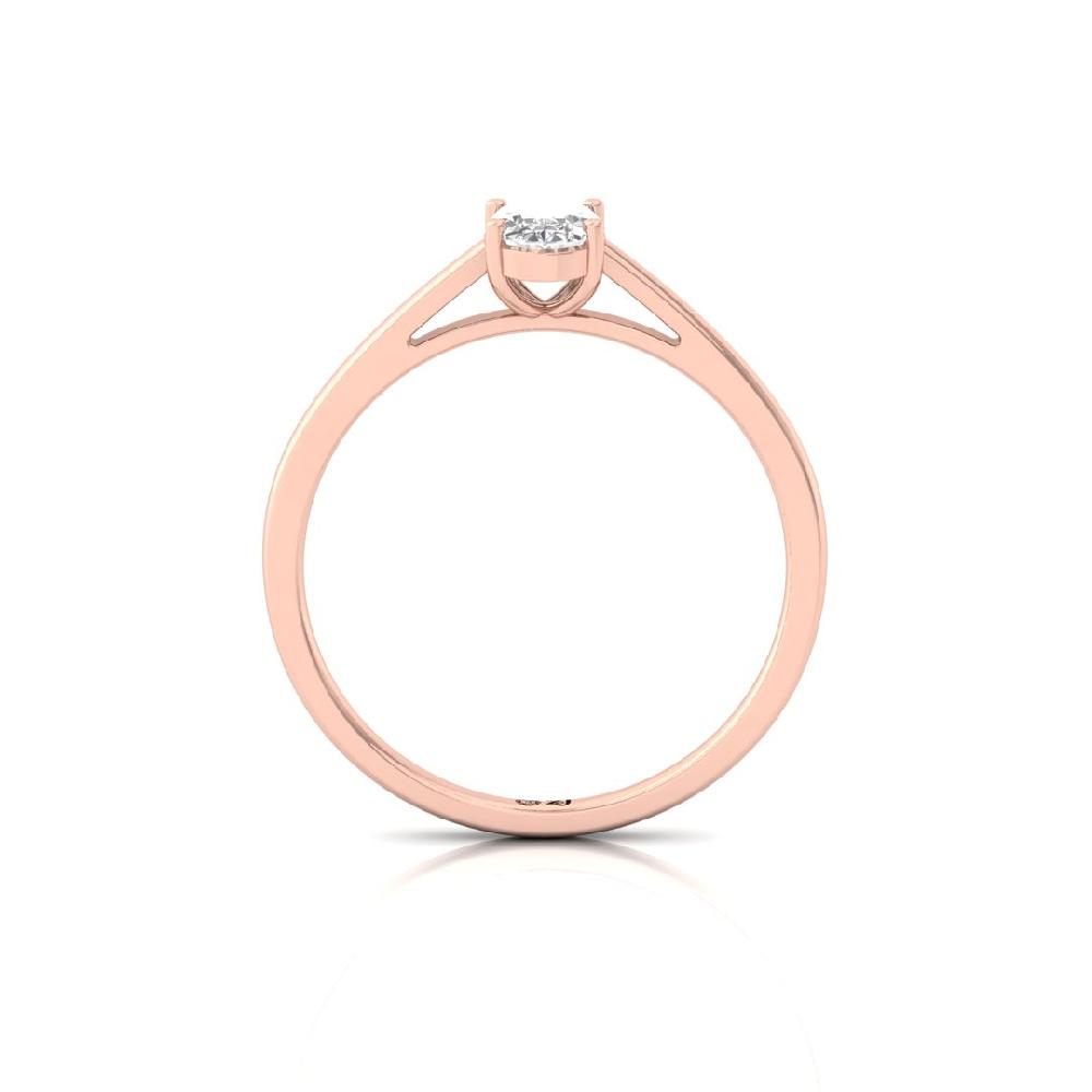 Classic Oval-Cut CVD Diamond ring