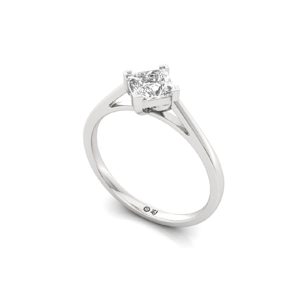 Timeless Princess-Cut Lab Grown Diamond Ring