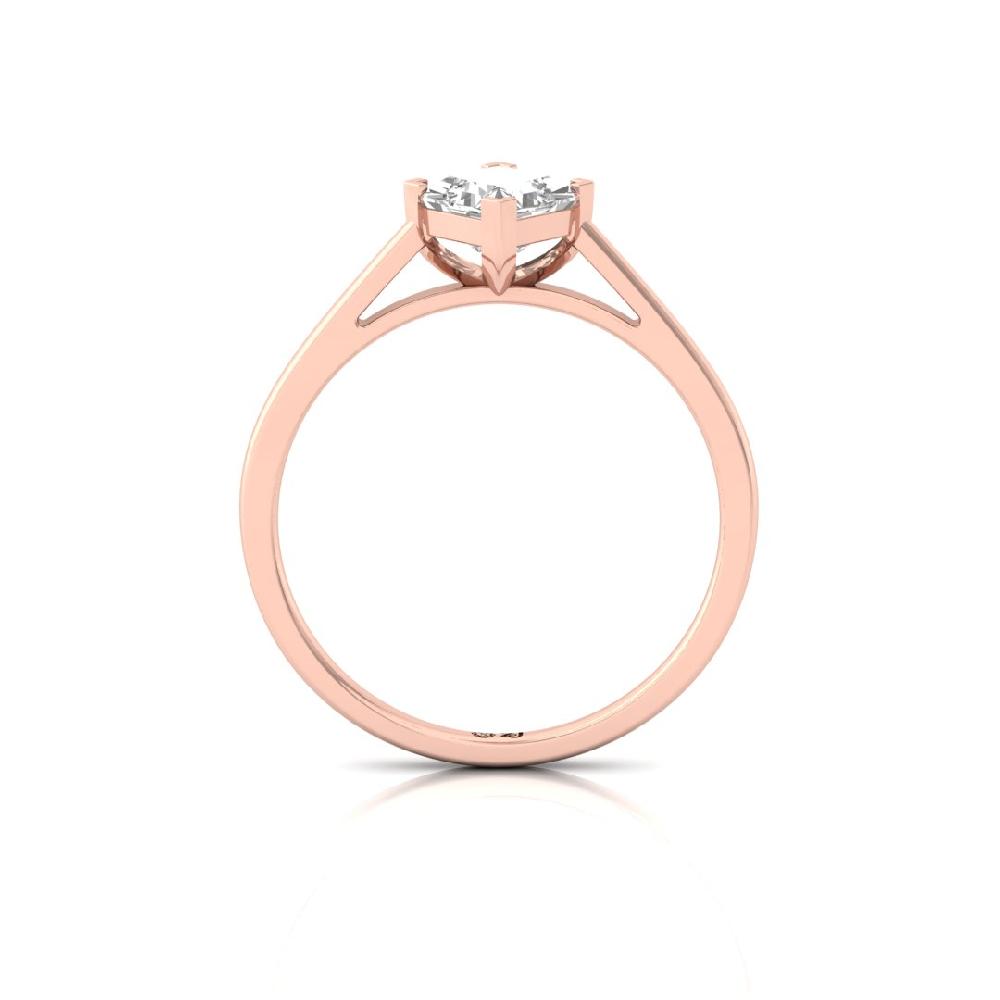 Timeless Princess-Cut Lab Grown Diamond Ring
