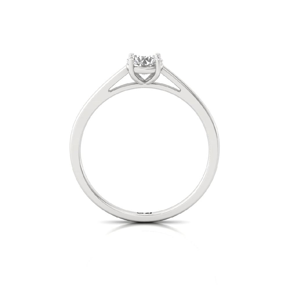 Classic Solitaire Round CVD-Lab Grown Diamond Engagement Ring