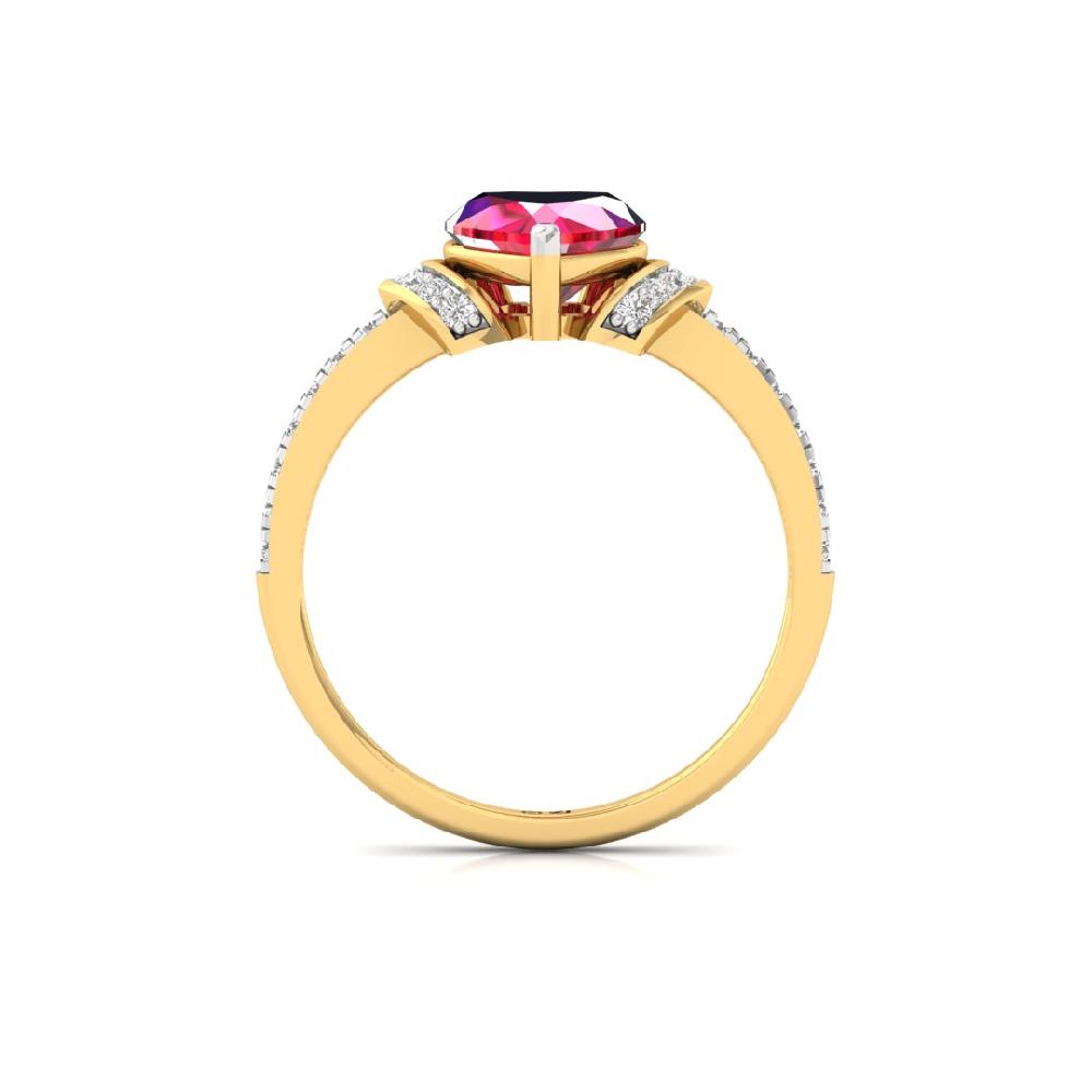 Luminous Heart Radiance CVD-Lab grown Diamond Solitaire Ring