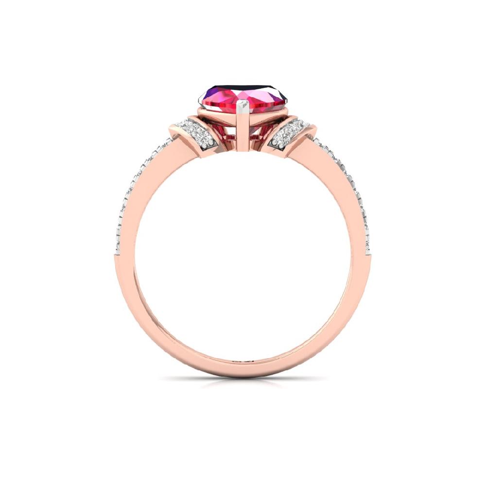 Luminous Heart Radiance CVD-Lab grown Diamond Solitaire Ring