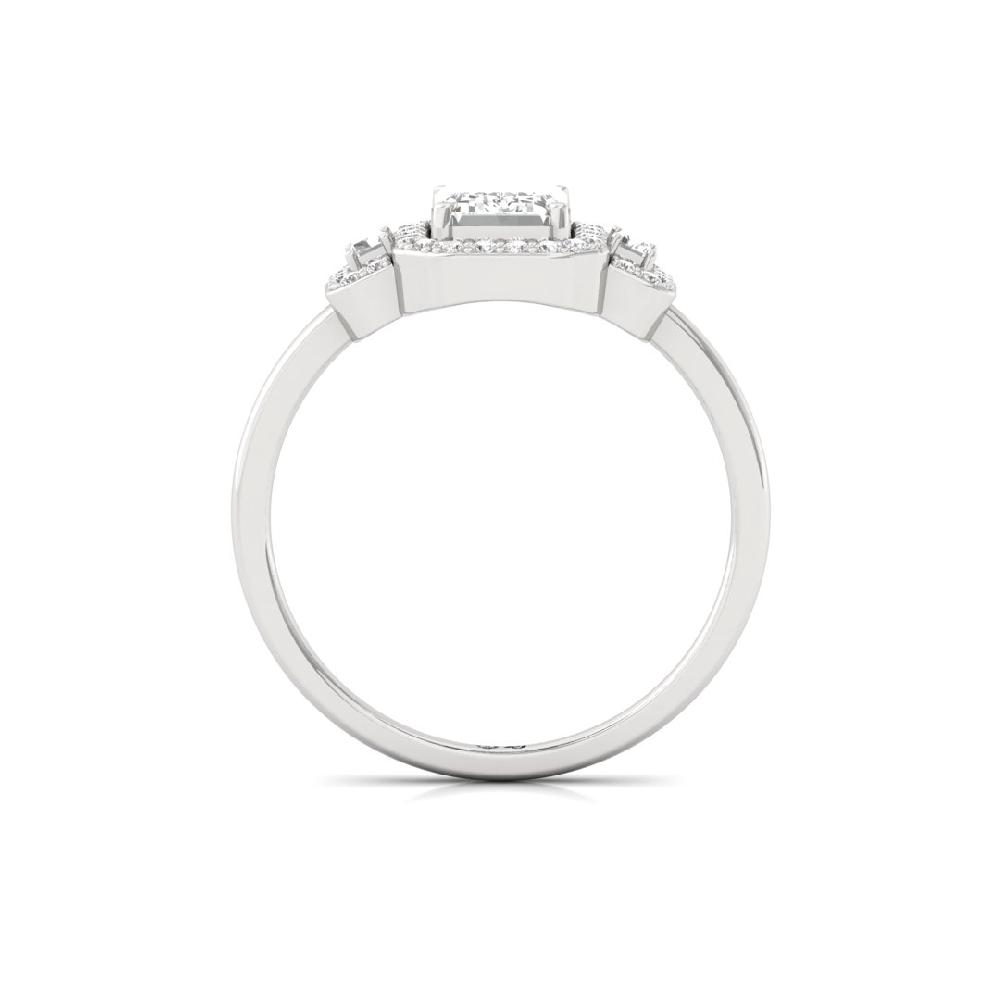 Eternal Bands Round Cut, Emerald Cut & Baguette Cut CVD Diamond Ring