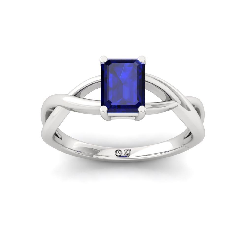 Classic Emerald-Cut Solitaire Lab grown Diamond Ring