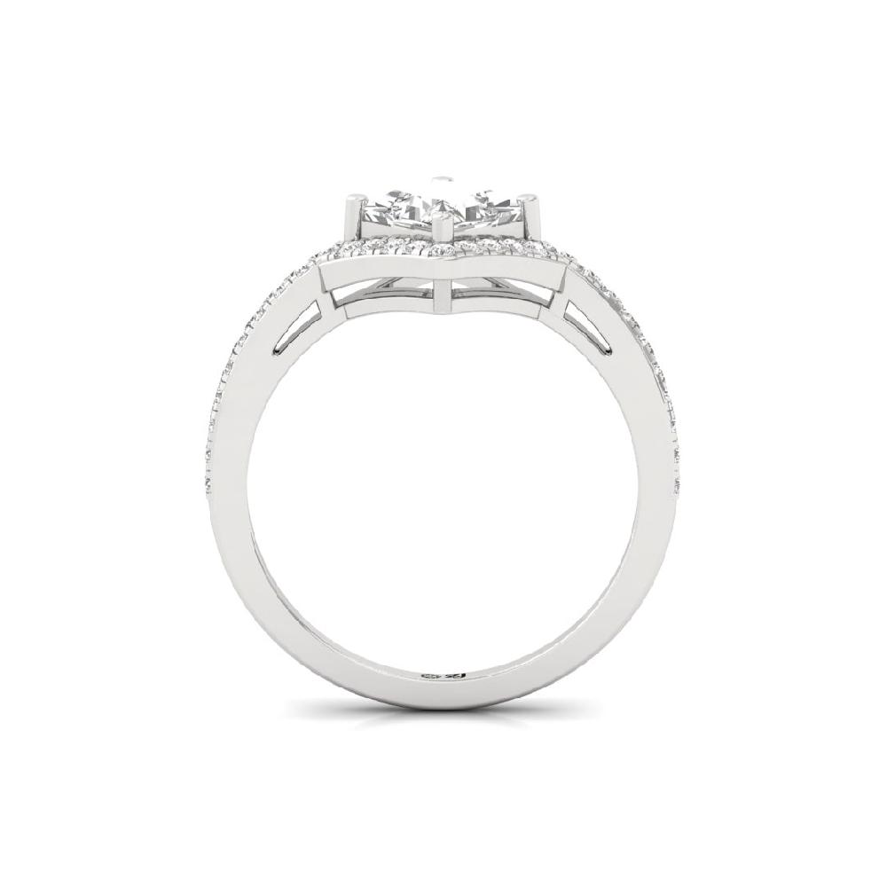 Celestial Brilliance Round Cut, Princess Cut Lab grown Diamond Solitaire Ring