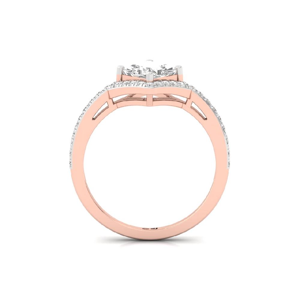 Celestial Brilliance Round Cut, Princess Cut Lab grown Diamond Solitaire Ring