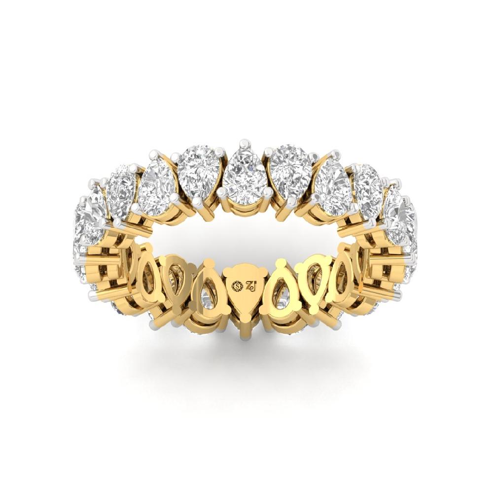 Pear Diamond Starlit Bond Ring