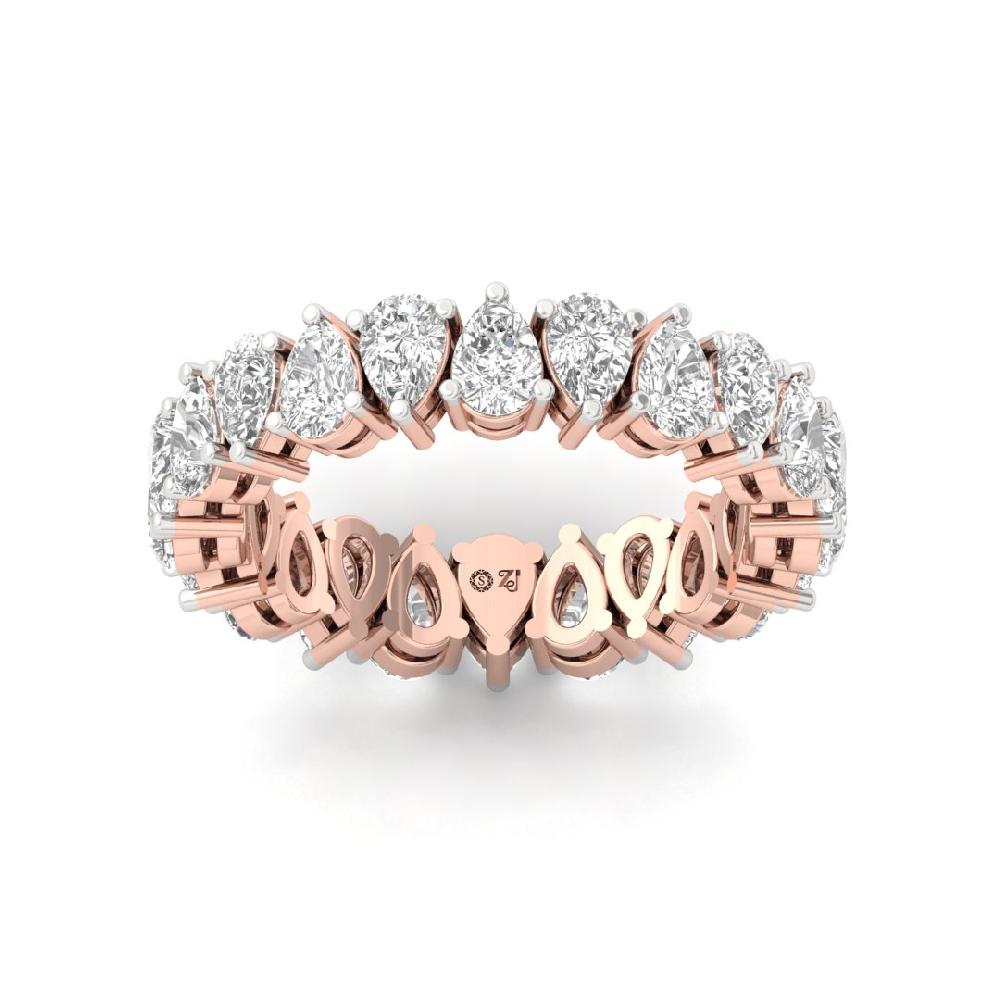 Pear Diamond Starlit Bond Ring