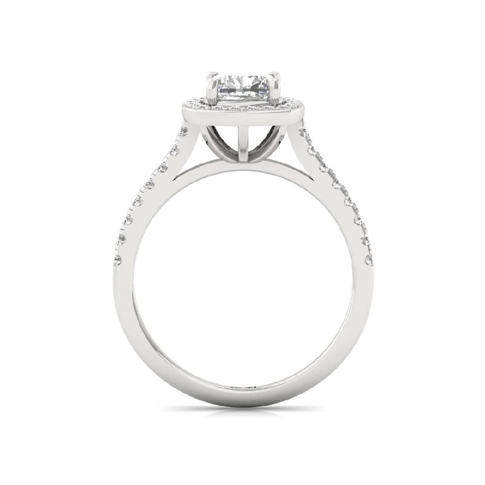 Elegant Cushion-Cut CVD-Lab Grown Diamond Engagement Ring