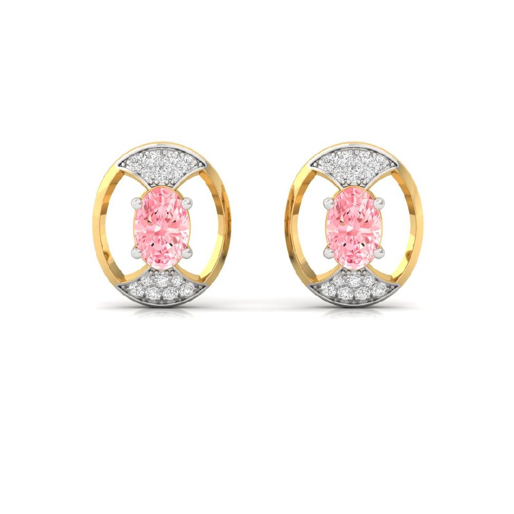 1.15ct Majestic Emerald CVD Diamond Earrings